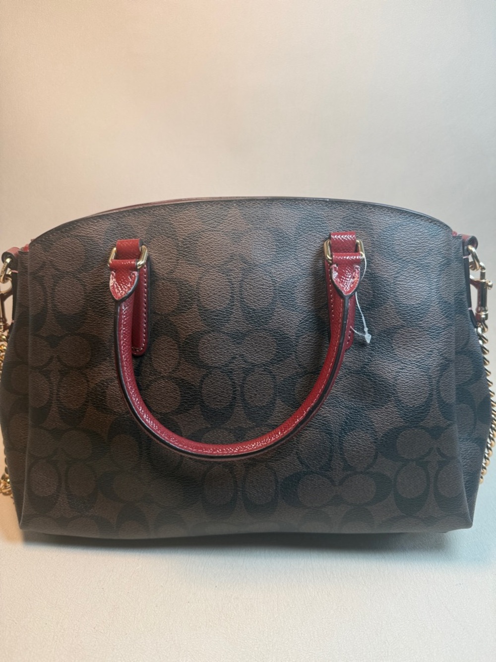 Coach Sage Carryall Signature Brown Wine - Picture 7 of 11